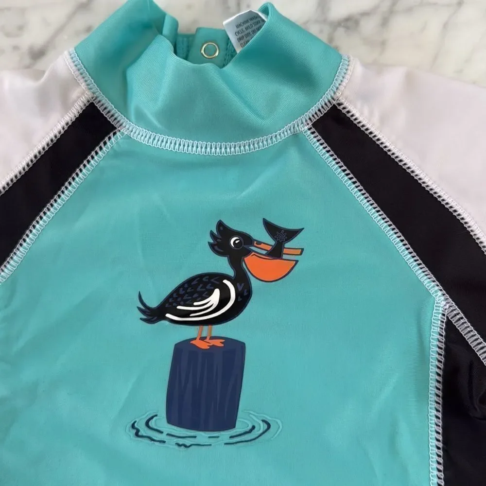 UV Skinz Rash Guard Top Sz 2T Pelican